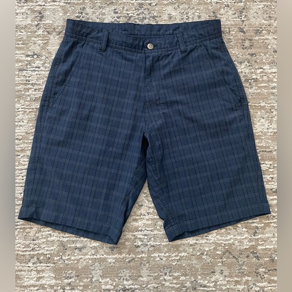 FootJoy Other - FootJoy Golf Shorts Men 30 Blue Plaid Chino Outdoor Prep Club FJ Performance